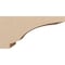 Ekena Millwork 7"W x 14"D x 7"H Wide Moab Rough Cedar Woodgrain TimberThane Corbel, Primed Tan CORUR07X14X07MOARCPR - alternate 2